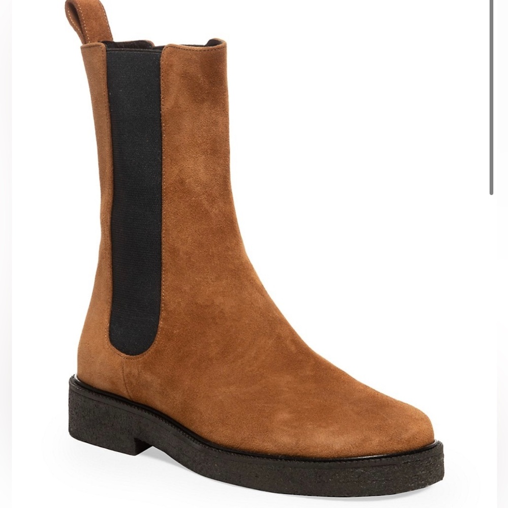 Staud Suede Mid Calf Boot